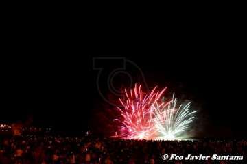 Los fuegos de Melenara 2018 (Foto Francisco Santana Ravelo)